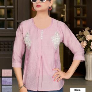 Women Floral Embroidered Top – 8045
